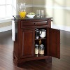 Lafayette Black Granite Top Portable Kitchen Island/Cart - Crosley - 3 of 4