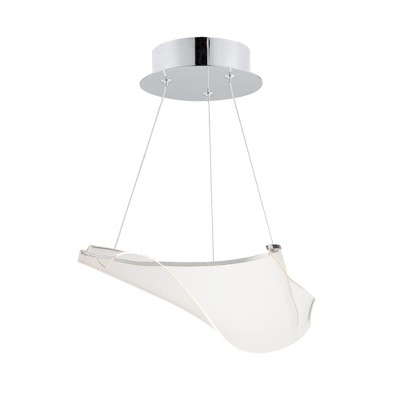 ET2 Lighting Rinkle 1 - Light Pendant in  Polished Chrome