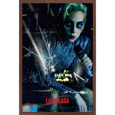 Trends International Lady Gaga - Live Framed Wall Poster Prints