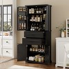 Christopher Knight Home Walter Modern Multi-Functional Storage Cabinet with 2 Drawers and Adjustable Shelves - 2 of 4
