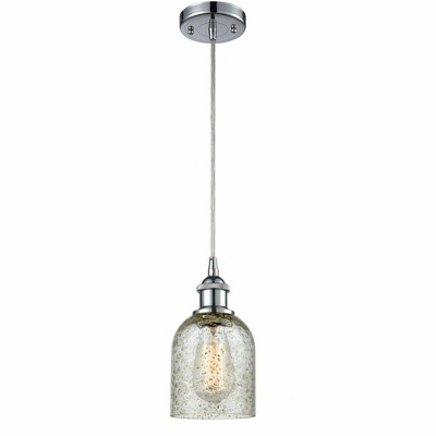 Caledonia - 1 Light Cord Hung Mini Pendant In Industrial Style-10 Inches Tall and 5 Inches Wide