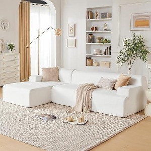 SweDrea 107" White Modular Sectional Sofa - 1 of 1