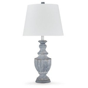 Signature Design by Ashley Cylerick Terracotta Table Lamp, Antique Blue - 1 of 4