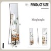 FURNIinspire Full Length Mirrors Solid Wood Frame Contemporary Modern Dressing Mirror for Fashionable Bedroom Decor, Gray, 71"*1"*31.4" - 4 of 4