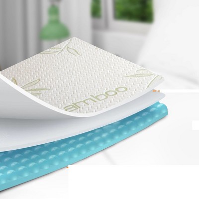 King Size White Bamboo Waterproof Mattress Protector