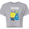 Women's - Spongebob Squarepants - Bubbles Cropped Graphic T-Shirt - 2 of 4