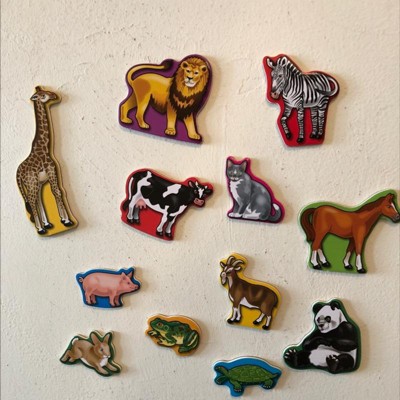 Melissa & Doug 20 Wooden Animal Magnets In A Box : Target