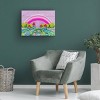 Trademark Fine Art Ania Zwara Opera Rose Rainbow Wood Slat Art - 4 of 4