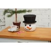 C&F Home Snowman Christmas Handwoven Candy Container Basket w/ Lid - 2 of 4