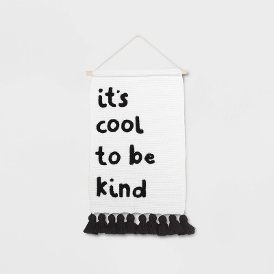 It&#39;s Cool to be Kind Hanging Kids&#39; Knit Banner - Pillowfort&#8482;