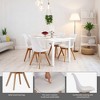 Okak Modern Style Minimalist-Design Home Dining Chairs for Kitchen Dining Room,Solid Frame Armless Seating Dining Chair Set of 4 - 4 of 4