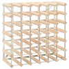 vidaXL Wine Rack for 42 Bottles Solid Pinewood - 2 of 4