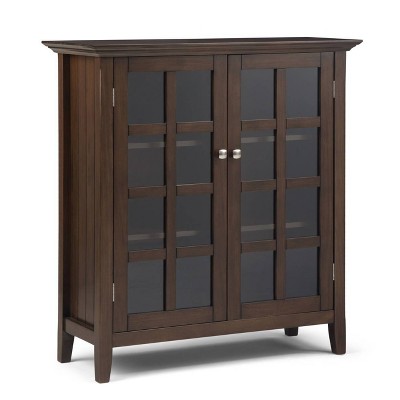 Normandy Solid Wood Medium Storage Cabinet with Adjustable Shelves - WyndenHall