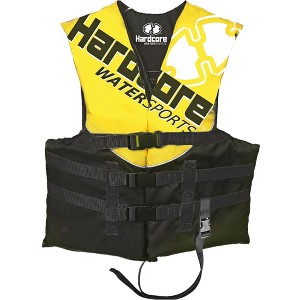 Hardcore USCG Type III Life Jacket PFD for Adults & Kids | Comfortable Ski Vest with Leg Strap for Watersports, Boating - 1 of 4