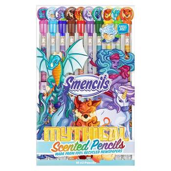 Scentco 10pk Gourmet Scented #2 Smencils w/Black Finish Mythical