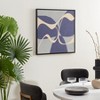In Motion - 28" X 28" - Blue/Ivory - Framed Wall Art - WLA3014 - Safavieh - 2 of 4