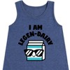 Girls' - Instant Message - I Am Legen-Dairy Graphic Sleeveless Aline Dress - 2 of 4