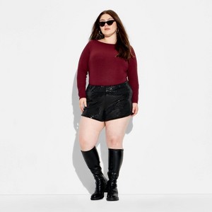 Women's Sequin Micro Shorts - Wild Fable™ - 1 of 3