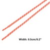 INSPIRE CHIC Two-Color Twill Dot Striped Round Shoelaces for Martin Boots 2 Pairs - 3 of 4
