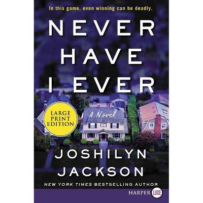 Never Have I Ever - Large Print by  Joshilyn Jackson (Paperback)