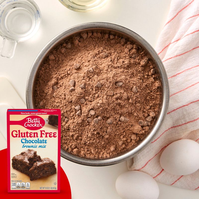 Betty Crocker Gluten Free Chocolate Brownie Mix - 16oz, 4 of 12