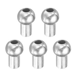Unique Bargains Gym Workout Machine Kits Accessories Cable Ball Stoppers Silver 5 Pcs 0.2" - 1 of 4