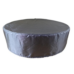 Summerset Shield Ottoman Cover Ultimate Protection for Your Outdoor Furniture Round 44" x 28" Mercury - 1 of 4