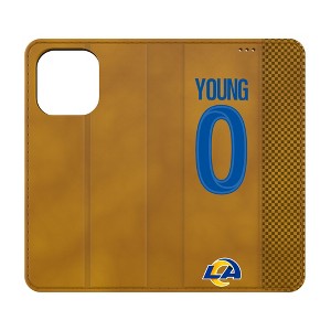 NFL Los Angeles Rams Players Game Tactic Folio Cell Phone Case for Apple iPhone - 1 of 4