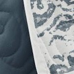 distressed damask  / dusk blue