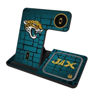 NFL AFC Teams Brick Wall 15-Watt 3 in 1 Charging Station - 1 of 4