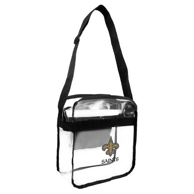 NFL Clear Carryall Crossbody Bag