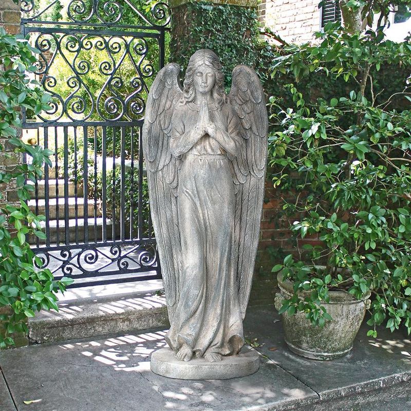 Design Toscano Goddess Of Mercy Praying Angel Statue - Gray, 2 of 7