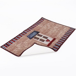 The Lakeside Collection Sweet Home Americana Bathroom Collection - Shower Curtain - 1 of 4