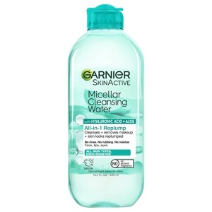 Garnier Hyaluronic Acid Hydrating and Plumping Makeup Remover Micellar Water - 1 of 4