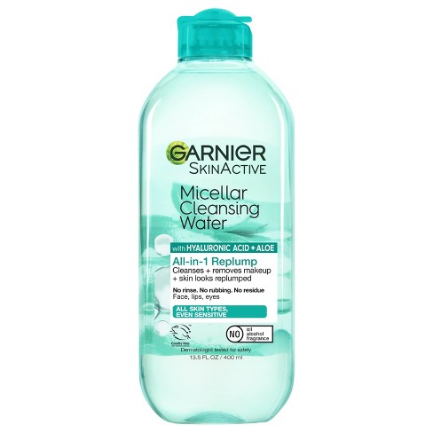 : Skinactive Acid Target - Hyaluronic Cleansing Oz + Water Fl Aloe 13.5 Replumping Micellar Garnier