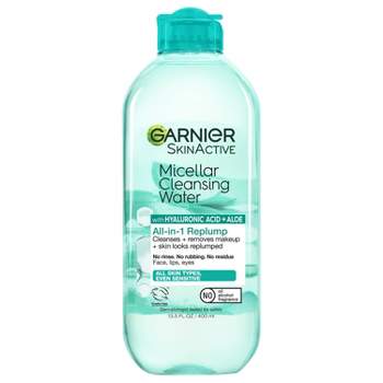 Garnier SkinActive Replumping Hyaluronic Acid + Aloe Micellar Cleansing Water - 13.5 fl oz