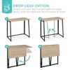  Best Choice Products 31.5in Folding Drop Leaf Desk