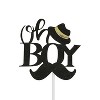 O'Creme 'Oh Boy' Black Cake Topper - 2 of 2