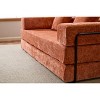 COMHOMA Floor Couch, Compression Sofa, Convertible Floor Sofa Bed with Pillow Back Support Armrest, for Living Room, Bedroom - 4 of 4