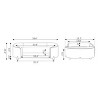 Elevated Dog Bed Pet Sofa with Solid Wood Legs and Bent Wood Back, Velvet Dog Bed with Removable Washable Cushion Cover - Cuddlewood - 4 of 4