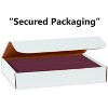 Hamilco Colored Cardstock Paper 8.5x11 Linen Textured Color Card Stock Paper Burgundy Red 80 lb Cover 50 Pack - 4 of 4