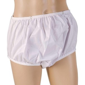 MABIS Waterproof Incontinence Underwear for Disabled, Elderly, Handicapped, Potty Training, Pregnancy or Postpartum, Snap On, Large 38-44 Inches - 1 of 4
