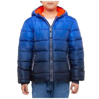 Rokka&Rolla Boys' Heavy Winter Puffer Coat Bubble Jacket-Very Black, Size 4-5