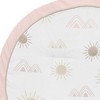 Sweet Jojo Designs Girl Baby Tummy Time Playmat Desert Sun Pink Mauve and Taupe - 3 of 4