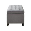 NicBex Ottoman with Storage Bench Storage Organizer Ottoman Tufted Top Soft Close Storage Bench for Entryway Bathroom Bedroom - 4 of 4