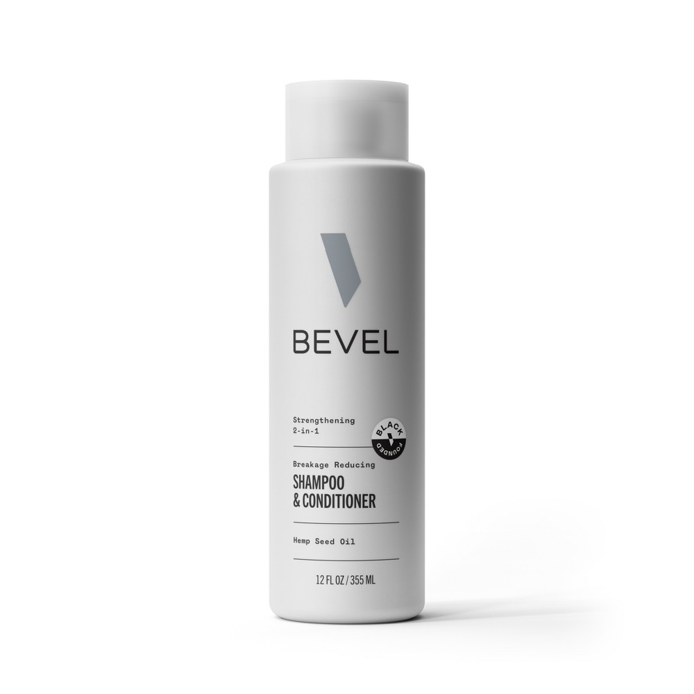 Photos - Hair Product BEVEL Strengthening 2-in-1 Shampoo & Conditioner - 12 fl oz