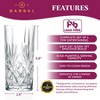 Barski Highball Drinking Glasses, Made with Fine European Craftmanship, Dishwasher Safe, 13 oz - 2 PK - 2 of 4