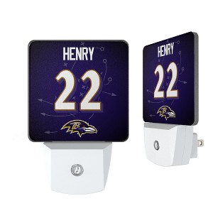 NFL Baltimore Ravens Players Game Tactic Night Light 2-Pack - 1 of 4
