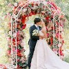 Artloge 7.9Ft Metal Garden Arch Trellis,Garden Arbor Trellis for Climbing Plants Roses Vines,Flower Arch Wedding Arch Stand for Lawn,White - 3 of 4