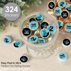 Big Dot of Happiness Two Cool - Boy - Blue 2nd Birthday Party Party Small Round Candy Stickers - Party Favor Labels - 324 Count - 2 of 4
